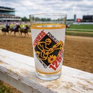Vintage 125th Preakness Stakes 2000 Racing Glass by Libby